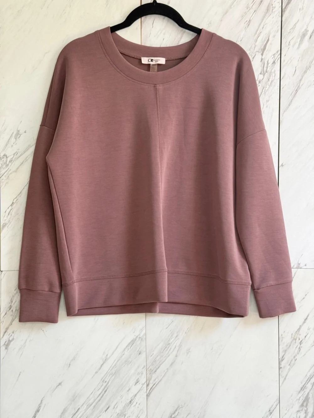 3/$60 Cable & Gauge Super Soft Mauve Crewneck Pullover Sweatshirt SZ S